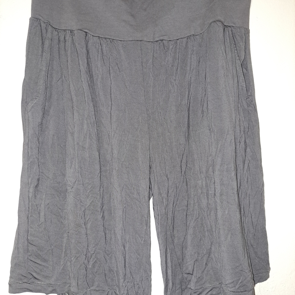 Effortless Gray High Waist Shorts